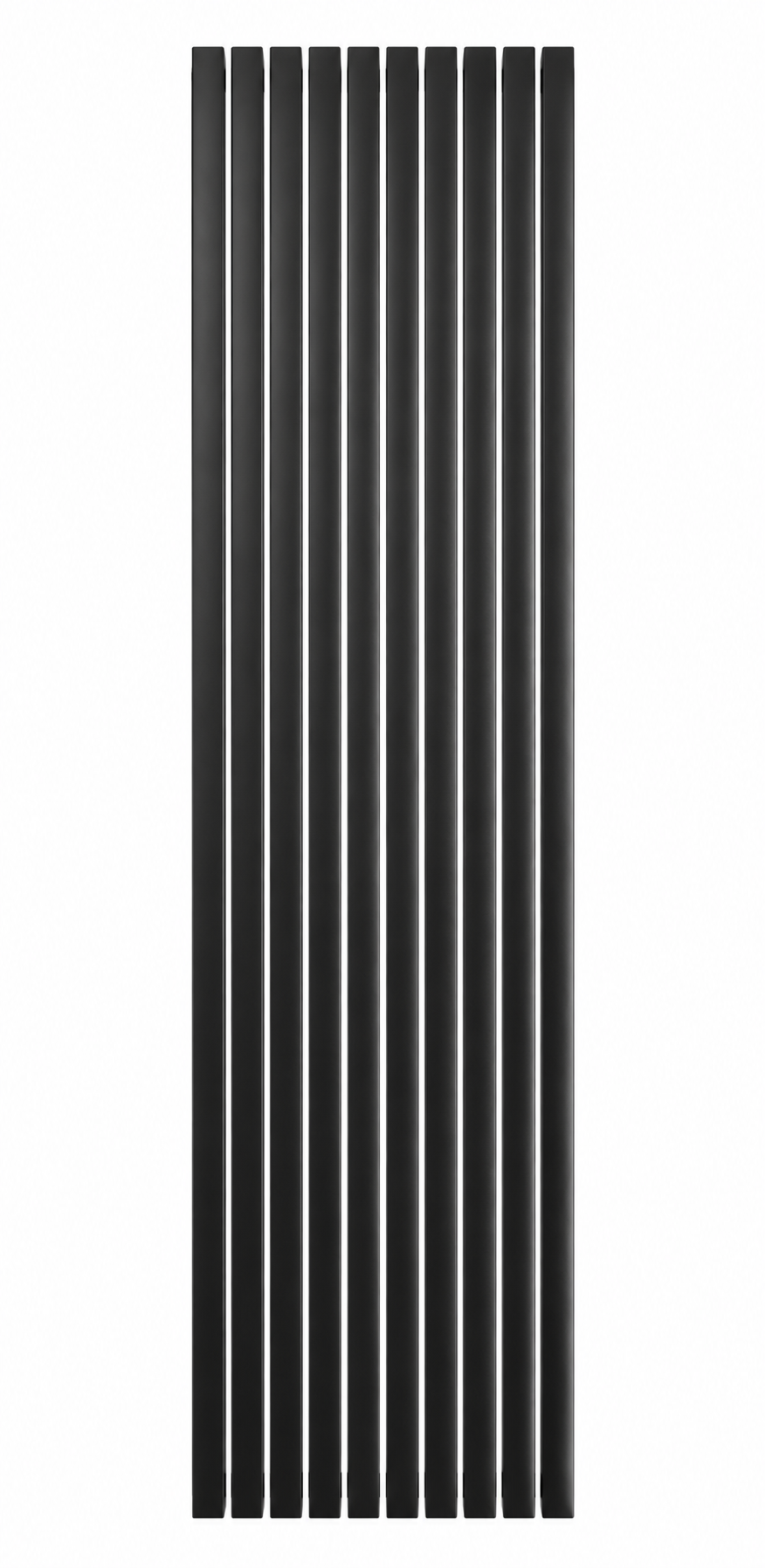 Трубчатый радиатор Ceontera Ardent V 30x30 Double, 1800х400, 10 секций, чёрный