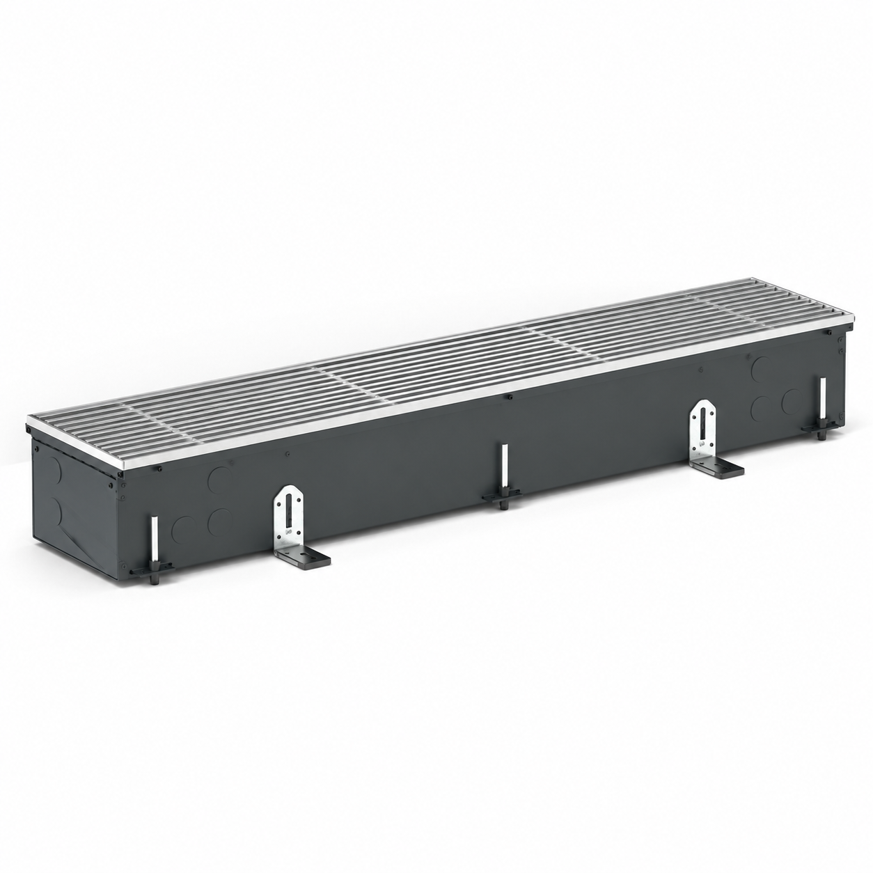 Внутрипольный конвектор Jaga Mini Canal Pro, тип MICPZ 009 070 23/SNA