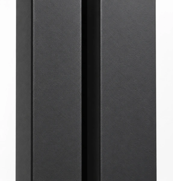 Трубчатый радиатор Ceontera Ardent V 60x30, 1800х300, 6 секций, матовый чёрный