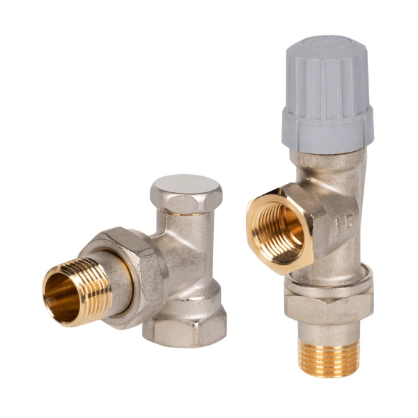 Набор термостатический для радиатора осевой ROYAL THERMO 1/2" Click