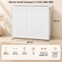 Стальной панельный радиатор Purmo Ventil Compact, тип CV 33-900-800