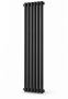 Трубчатый радиатор Sunlike, тип ST-5025B, 1600х354, 6 секций, чёрный, универсальное под