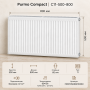 Стальной панельный радиатор Purmo Compact, тип C 11-500-800