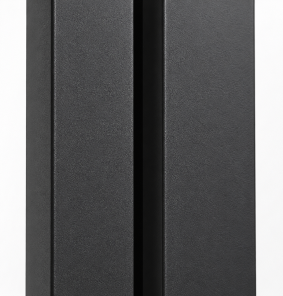 Трубчатый радиатор Ceontera Ardent V 60x30, 1800х300, 6 секций, матовый чёрный