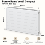 Стальной панельный радиатор Purmo Ramo Ventil Compact, тип RCV 21S-500-600
