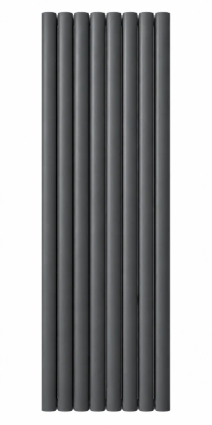 Трубчатый радиатор Sunlike, тип ST-5025B, 1600х472, 8 секций, антрацит, универсальное подключение