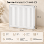 Стальной панельный радиатор Purmo Compact, тип C 11-600-500