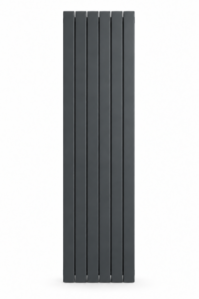 Трубчатый радиатор Sunlike, тип ST-6015B, 1600х408, 6 секций, антрацит, универсальное подключение