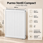 Стальной панельный радиатор Purmo Ventil Compact, тип CV 33-900-600