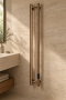 Электрический полотенцесушитель Ceontera AvonFlow, тип 1200-137, цвет Brush Bronze
