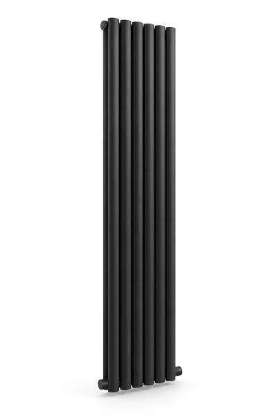 Трубчатый радиатор Ceontera, тип Ellipse Double, 1800х354, 6 секций, чёрный