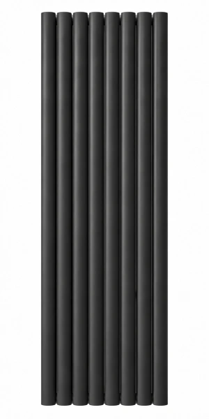 Трубчатый радиатор Sunlike, тип ST-5025B, 1600х472, 8 секций, чёрный, универсальное подключе