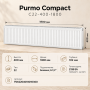 Стальной панельный радиатор Purmo Compact, тип C 22-400-1800