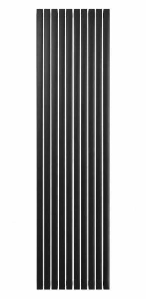 Трубчатый радиатор Ceontera Ardent V 30x30 Double, 1800х400, 10 секций, чёрный