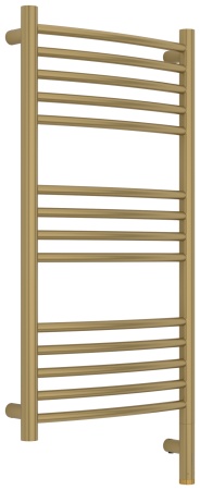 Sunerzha Богема 3.1 выгнутая, 800×400 мм, Золотой шёлк, блок справа, артикул 32-6003-8040