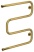 Sunerzha Ш-образный+, 600×500, Без покрытия, артикул 00-4014-6050