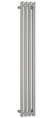 Sunerzha Кантата 4.0, 1200×159 мм, Брашированная сталь, блок слева, артикул 001-0886-1259