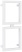 Sunerzha Этюд, 1050×300, Матовый белый, артикул 30-0844-1030